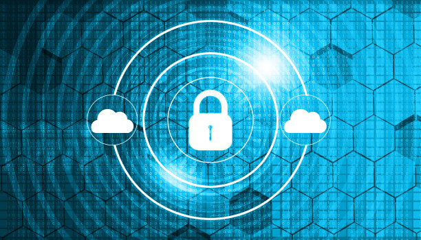 云计算安全概念。安全的概念图片下载