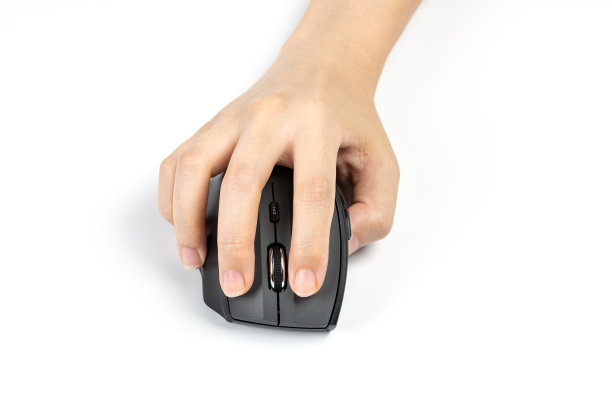 手用鼠标在白色背景图片下载