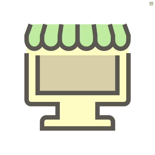 用于购物图形的在线商店图标设计图片下载