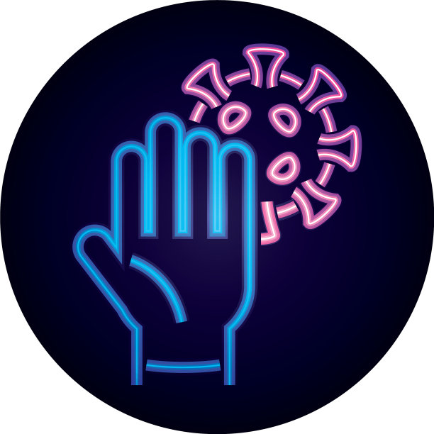 Covid - 19冠状病毒流行防护手套图片下载