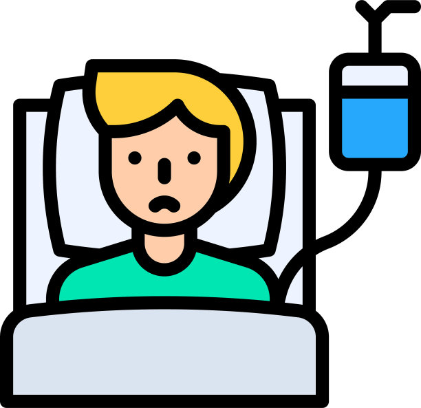 病人用盐水填充样式图标图片下载