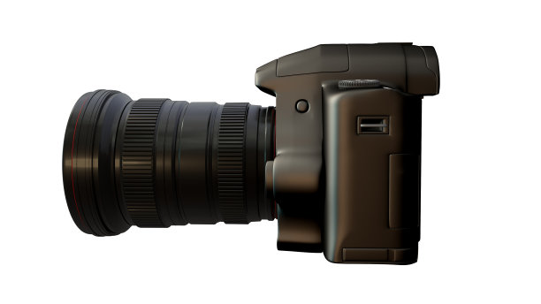 数码单反(Dslr)相机与剪切路径图片下载