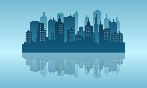 日光城市倒影在湖中图片下载