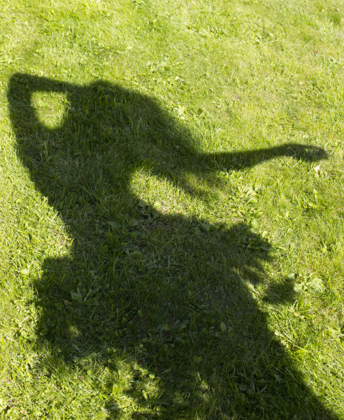 女孩的影子图片下载