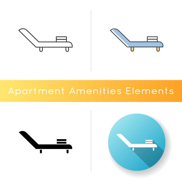 躺椅图标图片下载