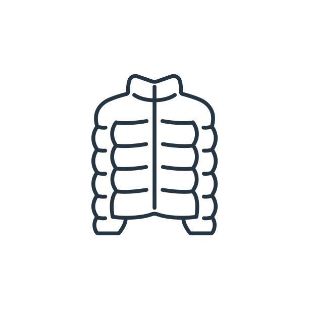 夹克矢量图标孤立的白色背景。轮廓，薄线夹克图标用于网站设计和移动，应用程序开发。细线夹克轮廓图标矢量插图。图片下载