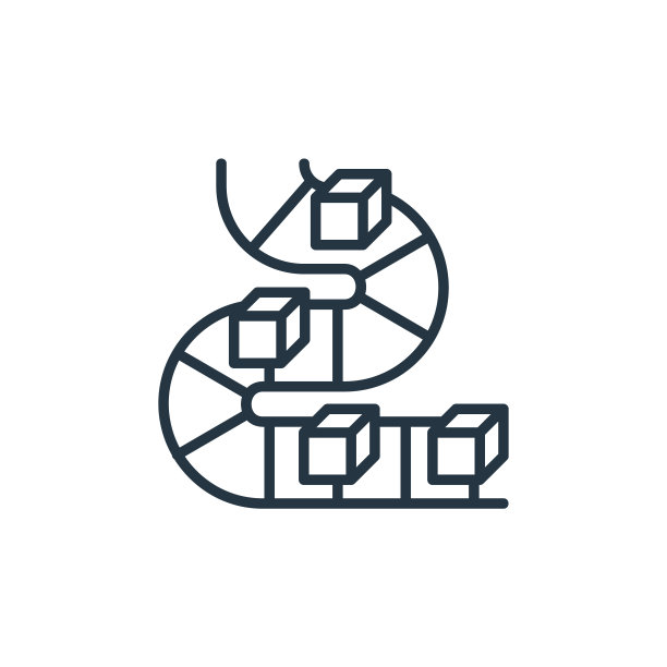 传送带矢量图标隔离在白色背景。轮廓线，细线传送带图标用于网站设计和手机，应用程序开发。细线输送带轮廓图标矢量插图。图片下载