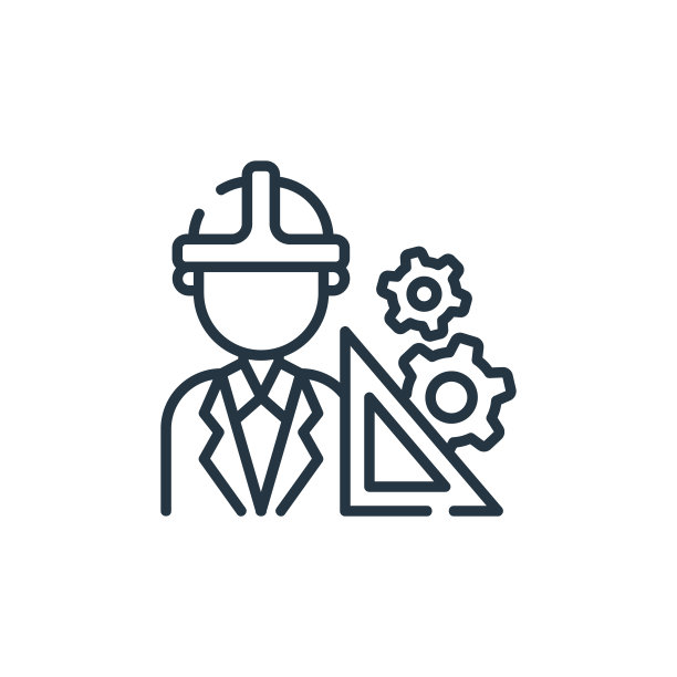 工程师矢量图标孤立在白色背景。轮廓，细线工程师图标网站设计和移动，应用程序开发。细线工程师轮廓图标矢量插图。图片下载