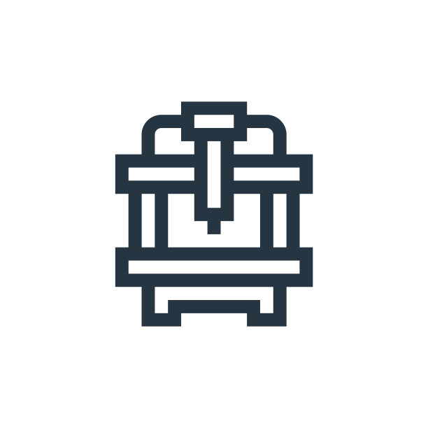 车床机器矢量图标孤立的白色背景。轮廓，细线车床机图标，用于网站设计和手机，应用程序开发。细线车床机轮廓图标矢量插图。图片下载