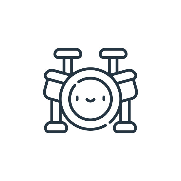 鼓矢量图标孤立在白色背景。轮廓，细线鼓图标用于网站设计和移动，应用程序开发。细线鼓轮廓图标矢量插图。图片下载