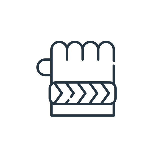 腕带矢量图标孤立在白色背景。轮廓，细线腕带图标，用于网站设计和手机，应用程序开发。细线腕带轮廓图标矢量插图。图片下载