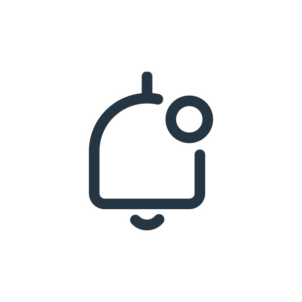 通知矢量图标隔离在白色背景。大纲，细线通知图标的网站设计和移动，应用程序开发。细线通知大纲图标矢量插图。图片下载