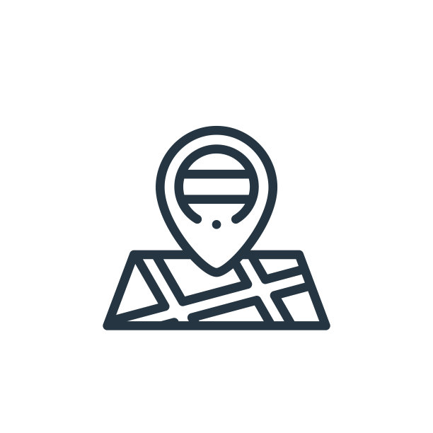 地图矢量图标孤立的白色背景。轮廓，细线地图图标，用于网站设计和移动，应用程序开发。细线地图轮廓图标矢量插图。图片下载