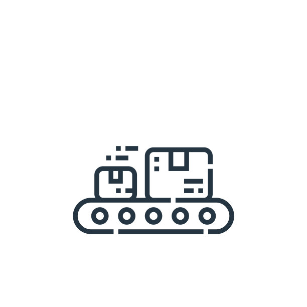 输送机矢量图标隔离在白色背景。轮廓，细线输送机图标，用于网站设计和移动，应用程序开发。细线输送机轮廓图标矢量插图。图片下载