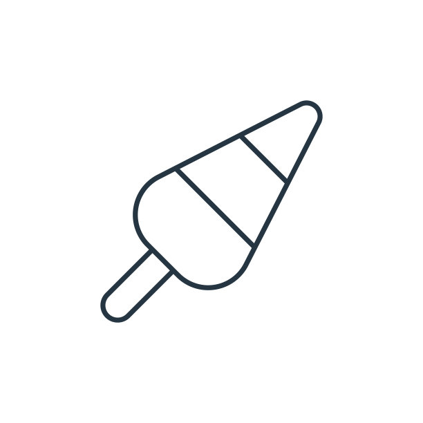 冰流行矢量图标孤立在白色背景。轮廓，细线冰pop图标用于网站设计和移动，应用程序开发。细线冰pop轮廓图标矢量插图。图片下载