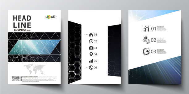 宣传册、杂志、传单或报告的模板图片下载