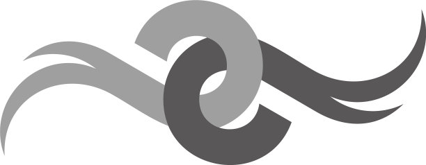 连翼重叠设计标志图片下载