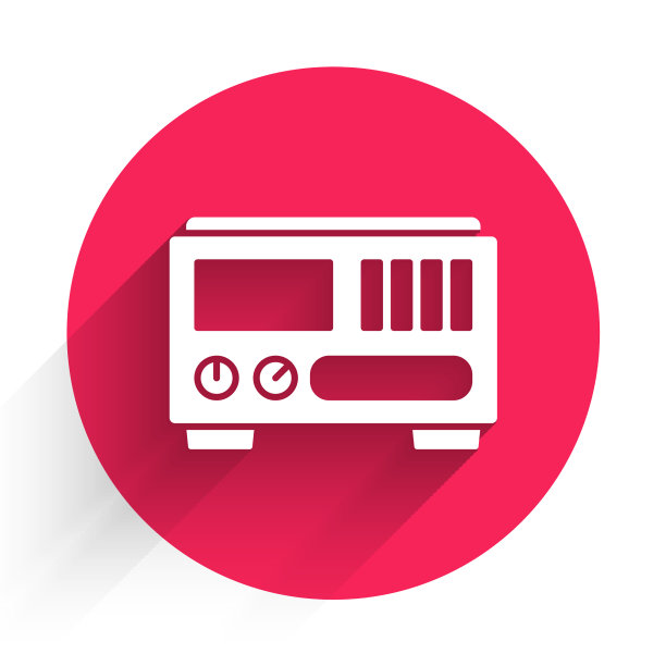 白色电测量仪器图标图片下载