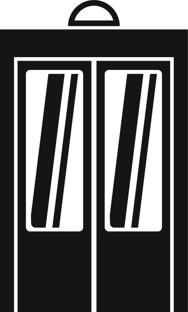 门套电梯图标简约风格图片下载