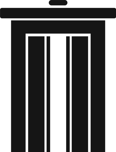 楼层电梯图标简约风格图片下载