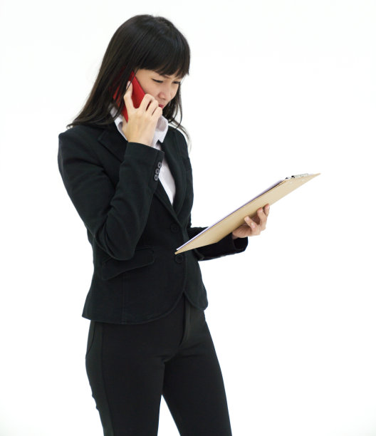 孤立的亚洲年轻商业女性度假放松使用数字平板电脑和智能手机在线游戏和社交网络短信图片下载