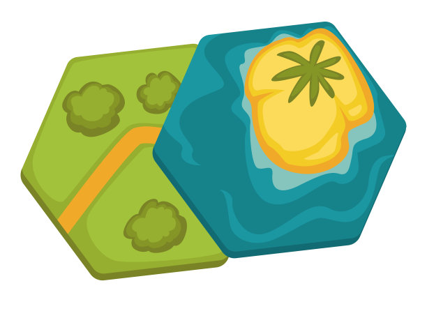 卡为儿童的棋盘游戏陆地和水图片下载