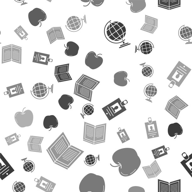 设置地球仪和苹果标识牌图片下载