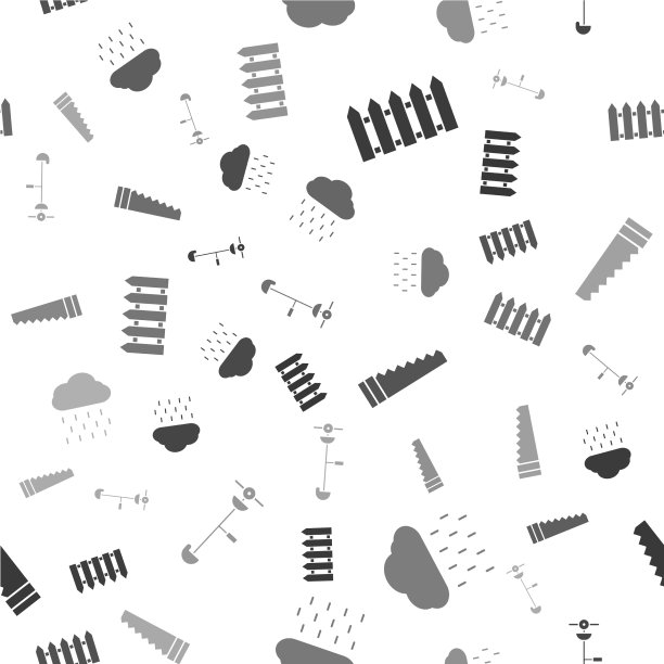 设园篱木云带雨园图片下载