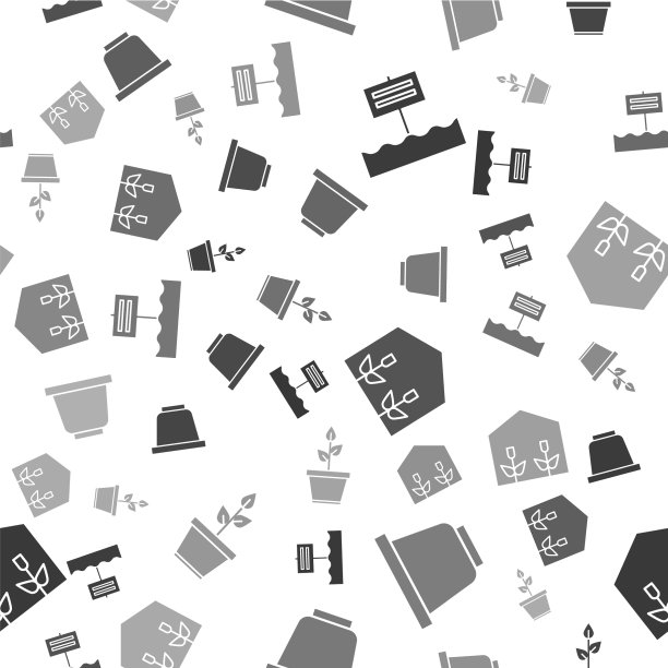 设空白木牌花盆家图片下载