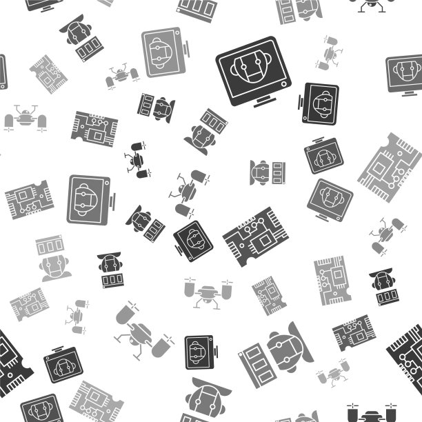 设置机器人电子电脑组件图片下载