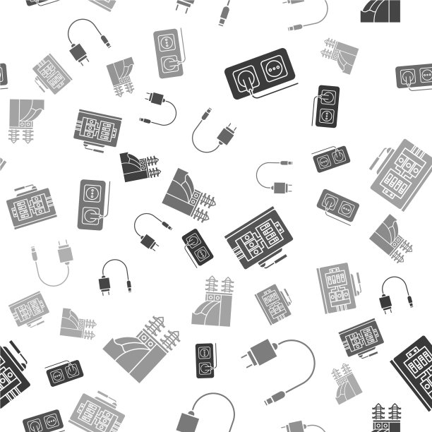 设置充电器的电源插座面板图片下载