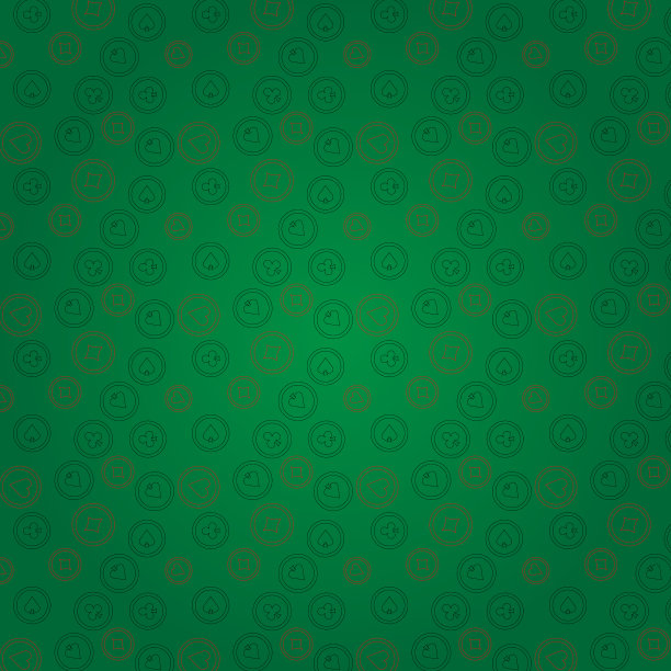 扑克牌适合绿色背景图案图片下载
