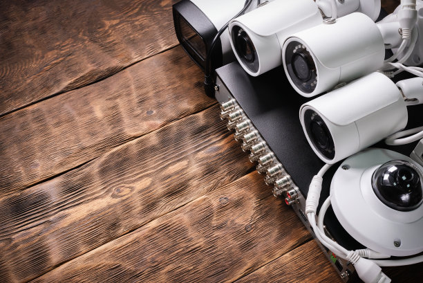 安全摄像头。图片下载