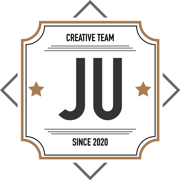 首字母居在优雅的盒子标志设计图片下载