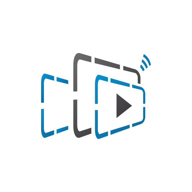 在线视频流标志电影制作图片下载