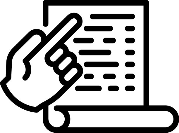 文件和手图标轮廓样式图片下载