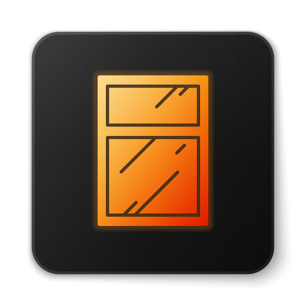 橙色霓虹灯清洁服务的Windows图片下载