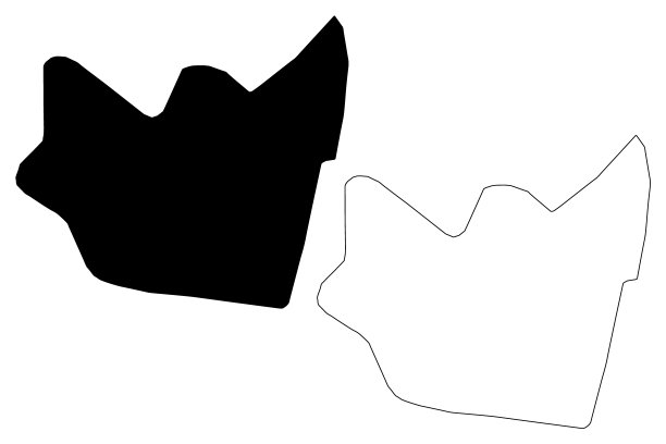 万博市(安哥拉共和国万博省)地图矢量插图，潦草素描新里斯本市地图图片下载