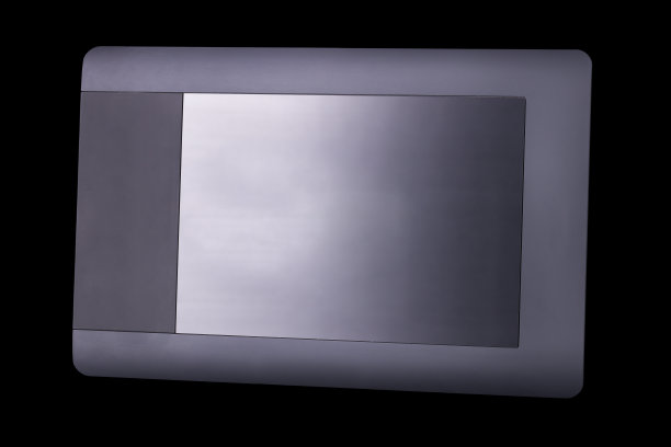 插图画家，设计师和摄影师的图形板孤立在黑色图片下载