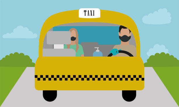 乘坐公共交通工具的人图片下载