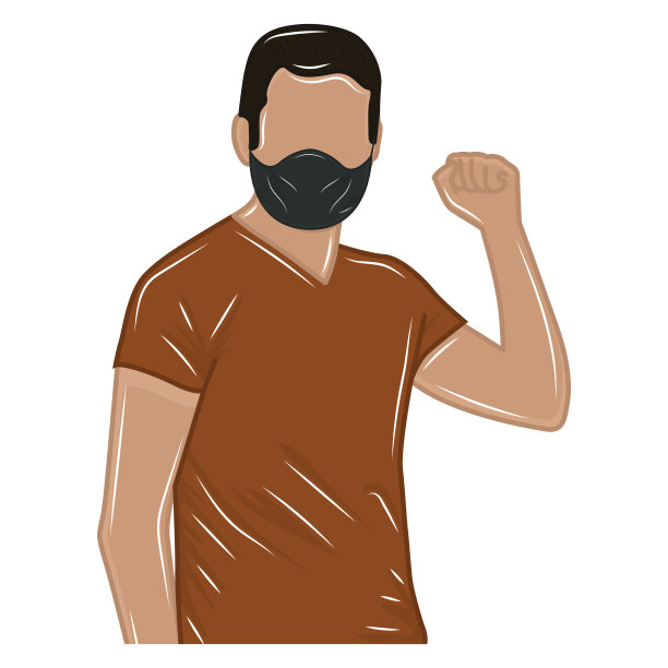 戴口罩的男子图片下载