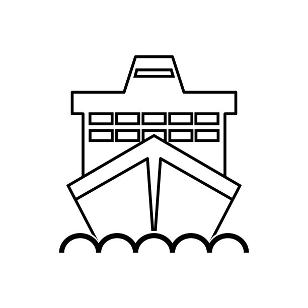 船舶图标设计矢量模板图片下载