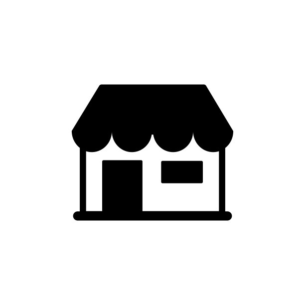 商店图标设计矢量模板图片下载
