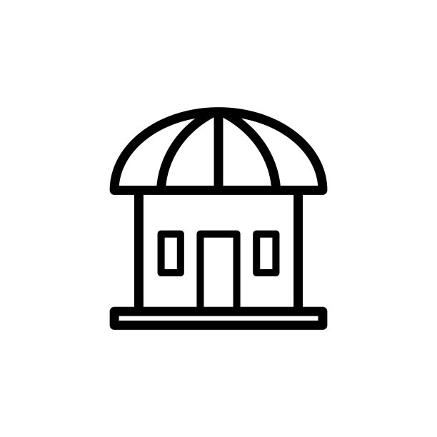 商店图标设计矢量模板图片下载