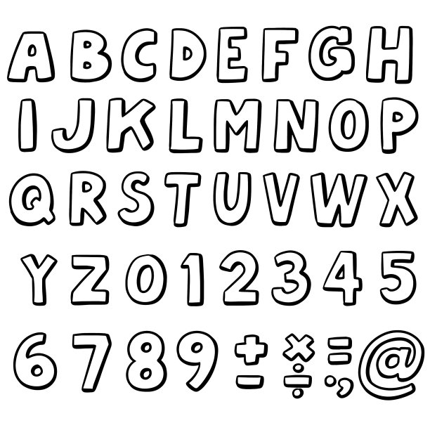 设置字母和数字图片下载