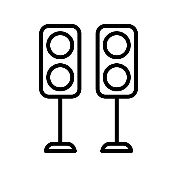 扬声器图标设计矢量模板图片下载