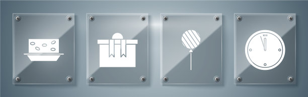 闹钟棒棒糖礼盒和坚果牛轧糖图片下载