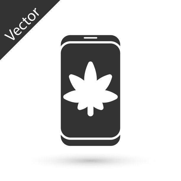 灰色手机和医用大麻还是图片下载