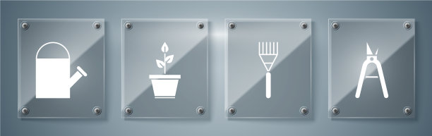 设置园艺手工剪刀花园耙子图片下载