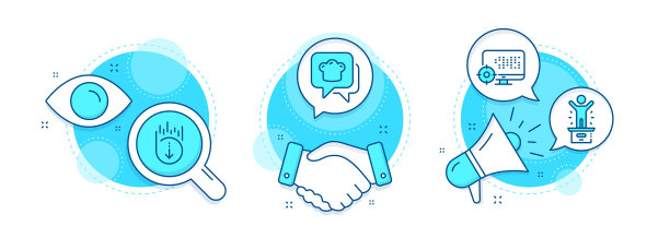 Seo烹饪帽和向下滚动图标设置赢家图片下载